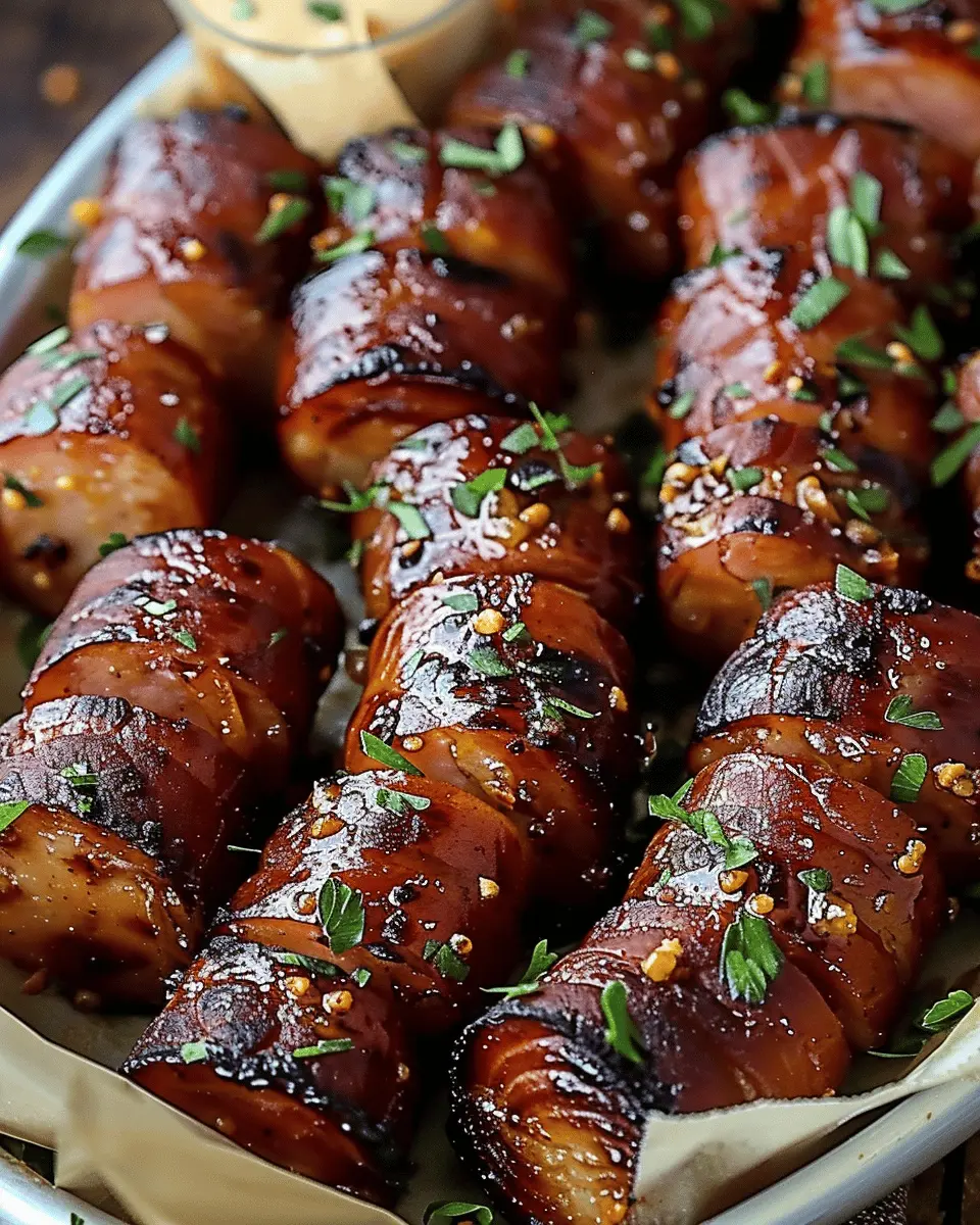 Mustard Hasselback Kielbasa Bites: Easy Party Appetizer Delight