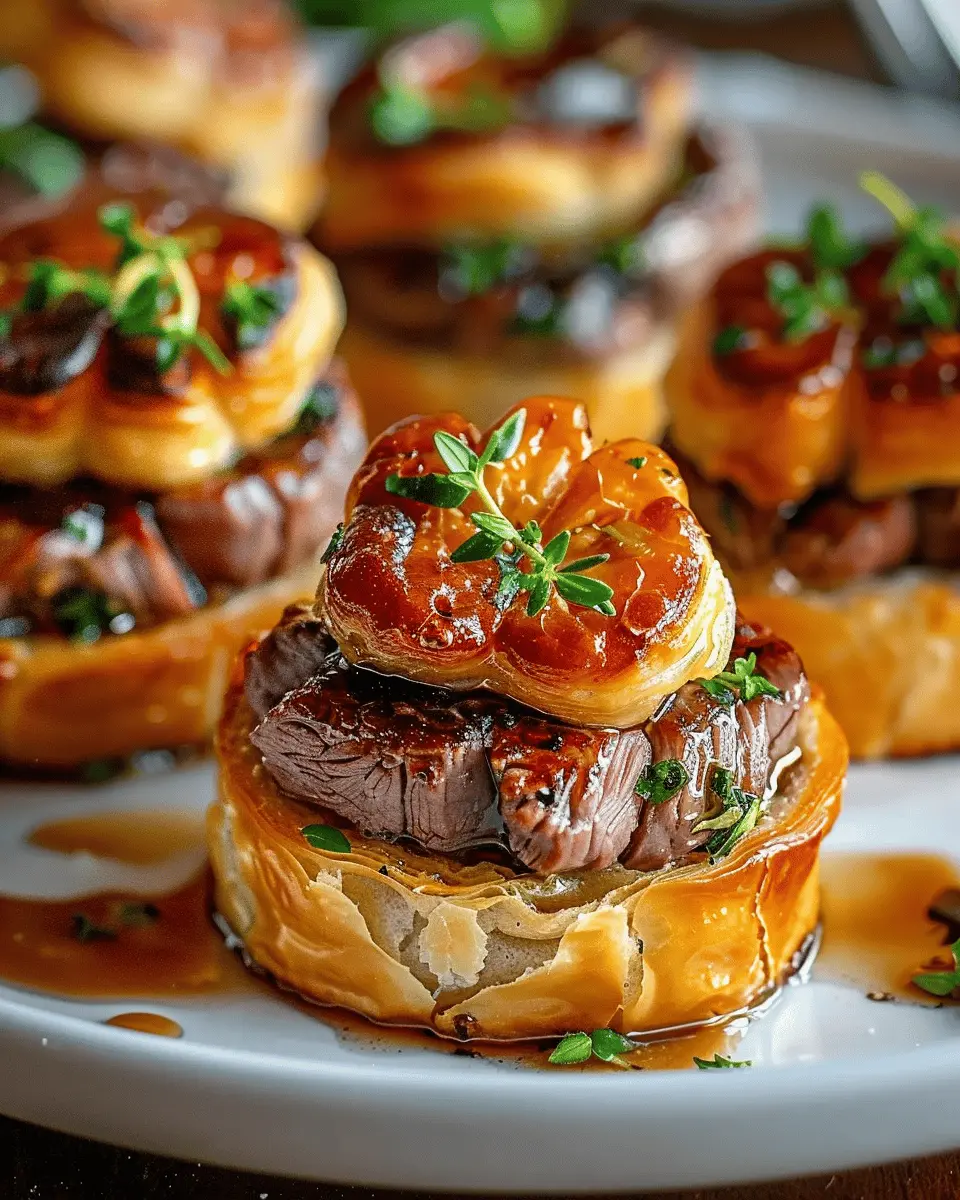 Mini Beef Wellington Bites: Easy Indulgence for Delicious Gatherings