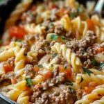 Creamy Rotel Pasta with Ground Beef for Cozy Weeknight Dinners