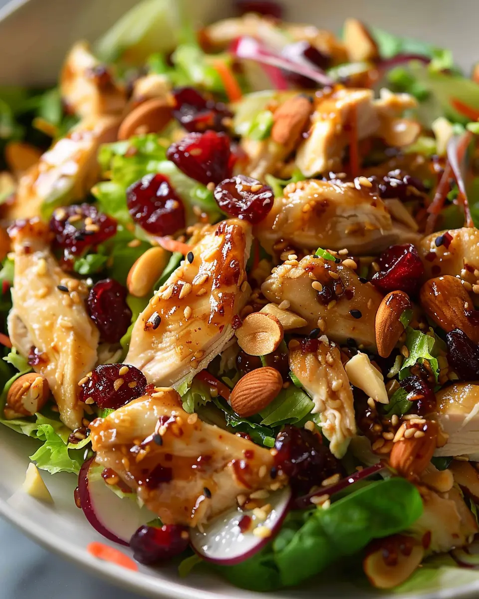 Asian Chicken Cranberry Salad: A Fresh and Easy Delight