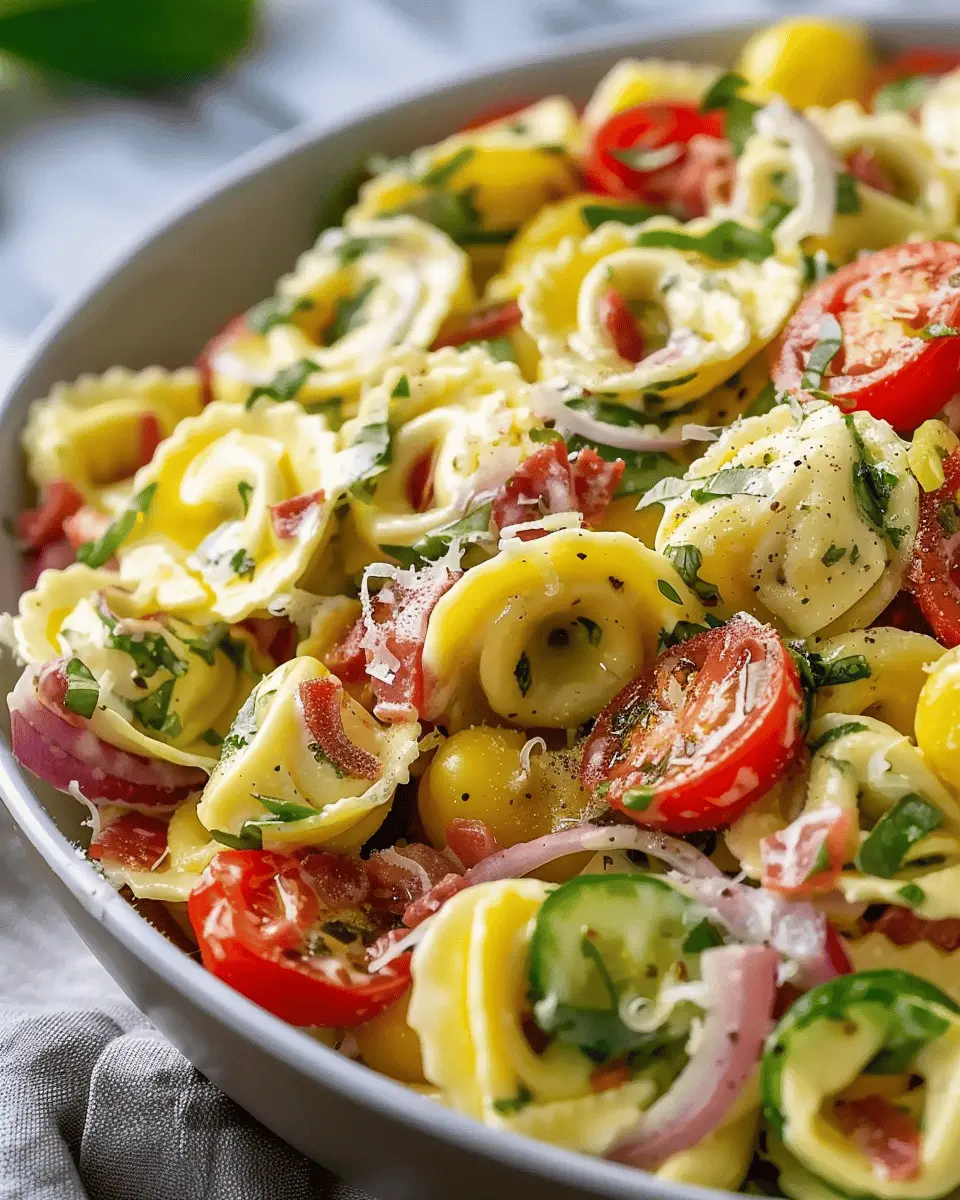 Fresh Grinder Tortellini Salad: Easy, Flavorful, and Refreshing