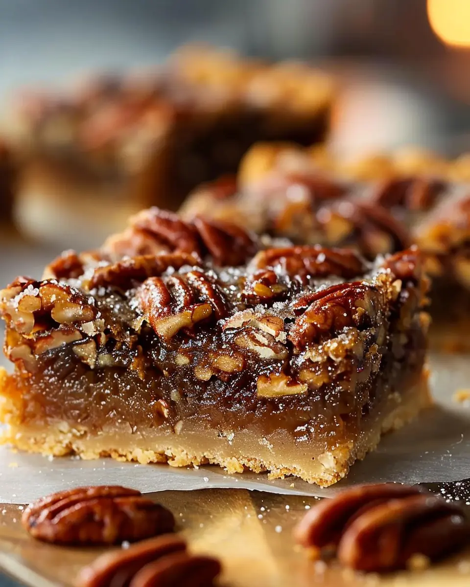 Salted Maple Pecan Pie Bars: The Best Homemade Indulgence