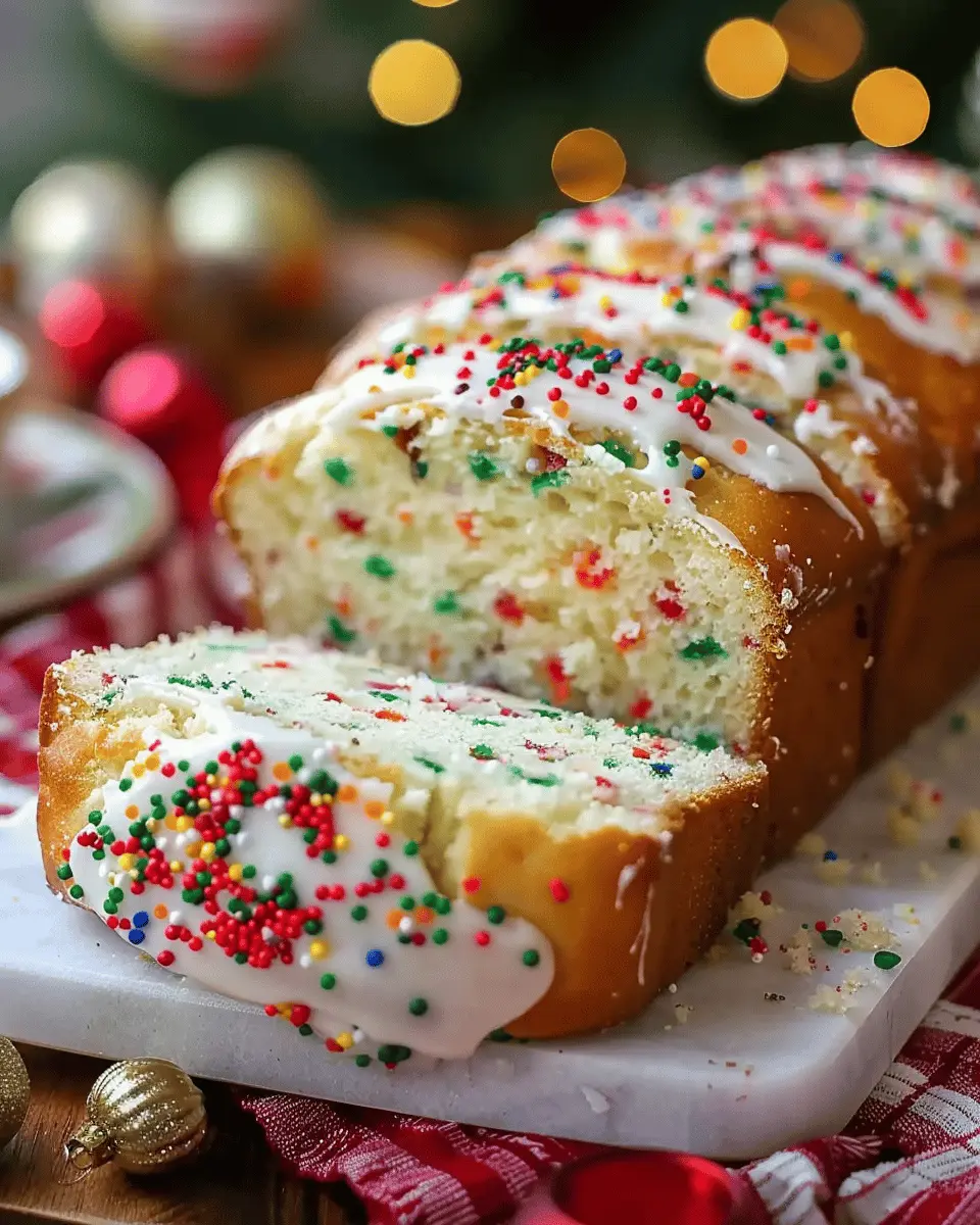 Christmas Sprinkle Buttermilk Bread – Easy and Festive Delight