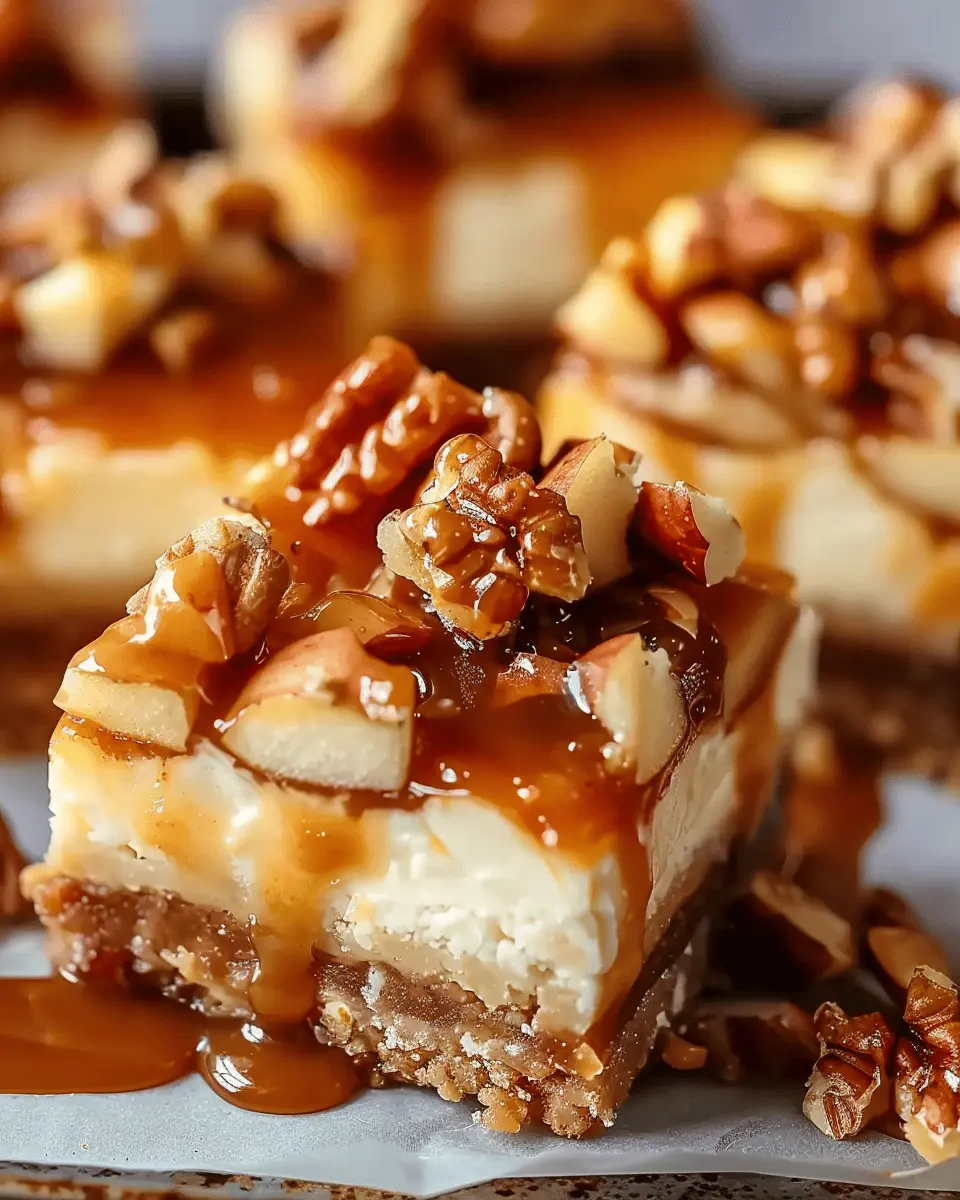 Caramel Apple Cheesecake Bars: The Best Indulgent Dessert Recipe
