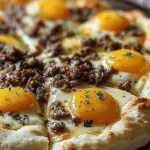 Easy Biscuits and Gravy Breakfast Pizza