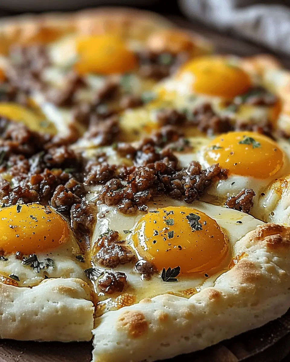 Easy Biscuits and Gravy Pizza: A Delicious Turkey Bacon Twist