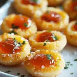 Cheesy Thumbprint Appetizers with Hot Pepper Jelly