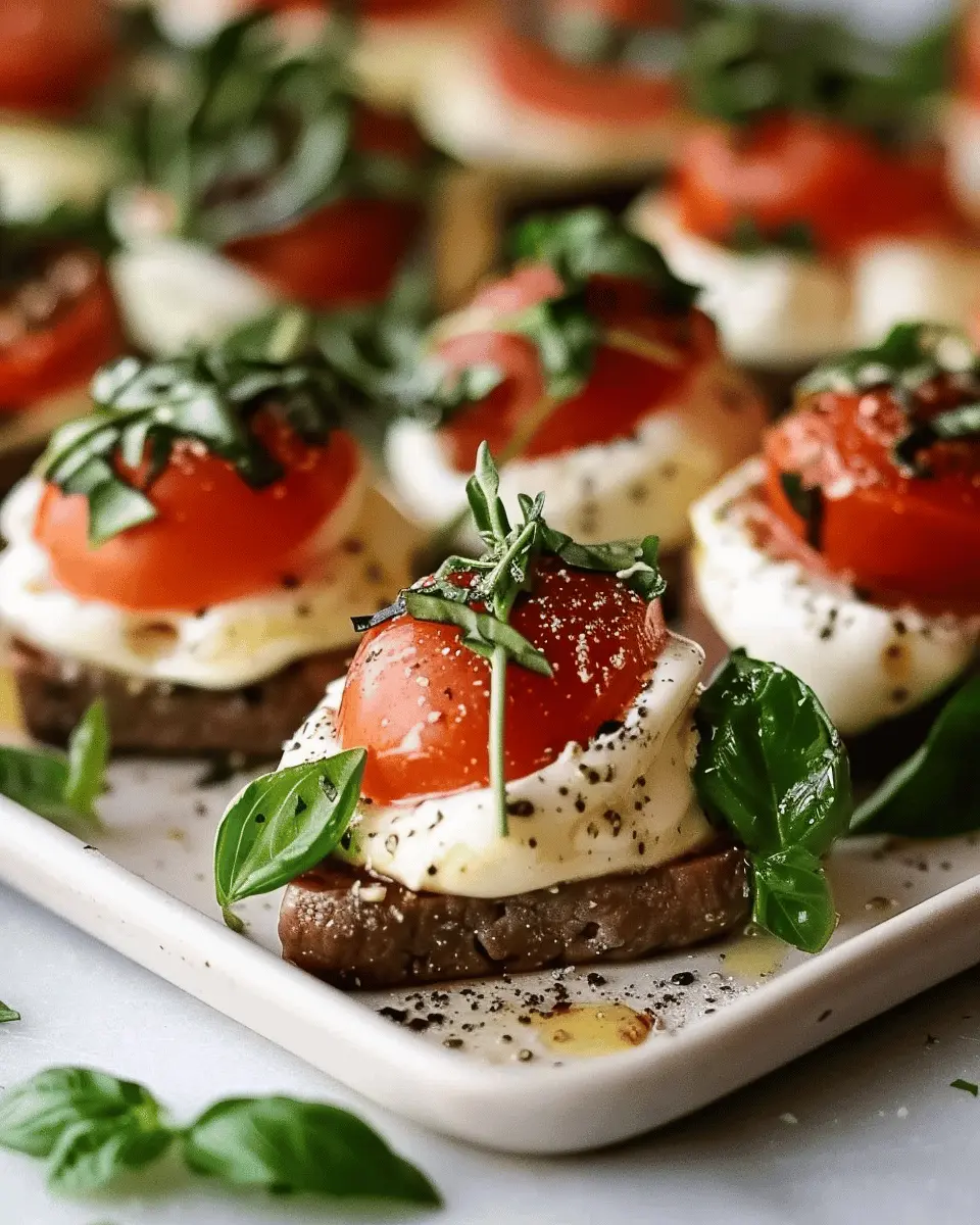 Mini Caprese Bites: Easy and Delicious Appetizer for Gatherings