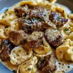 Cracked Garlic Steak Tortellini in Creamhouse Sauce Bliss