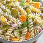Simple Dill Pickle Pasta Salad