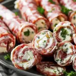 Cream Cheese Salami Roll Ups