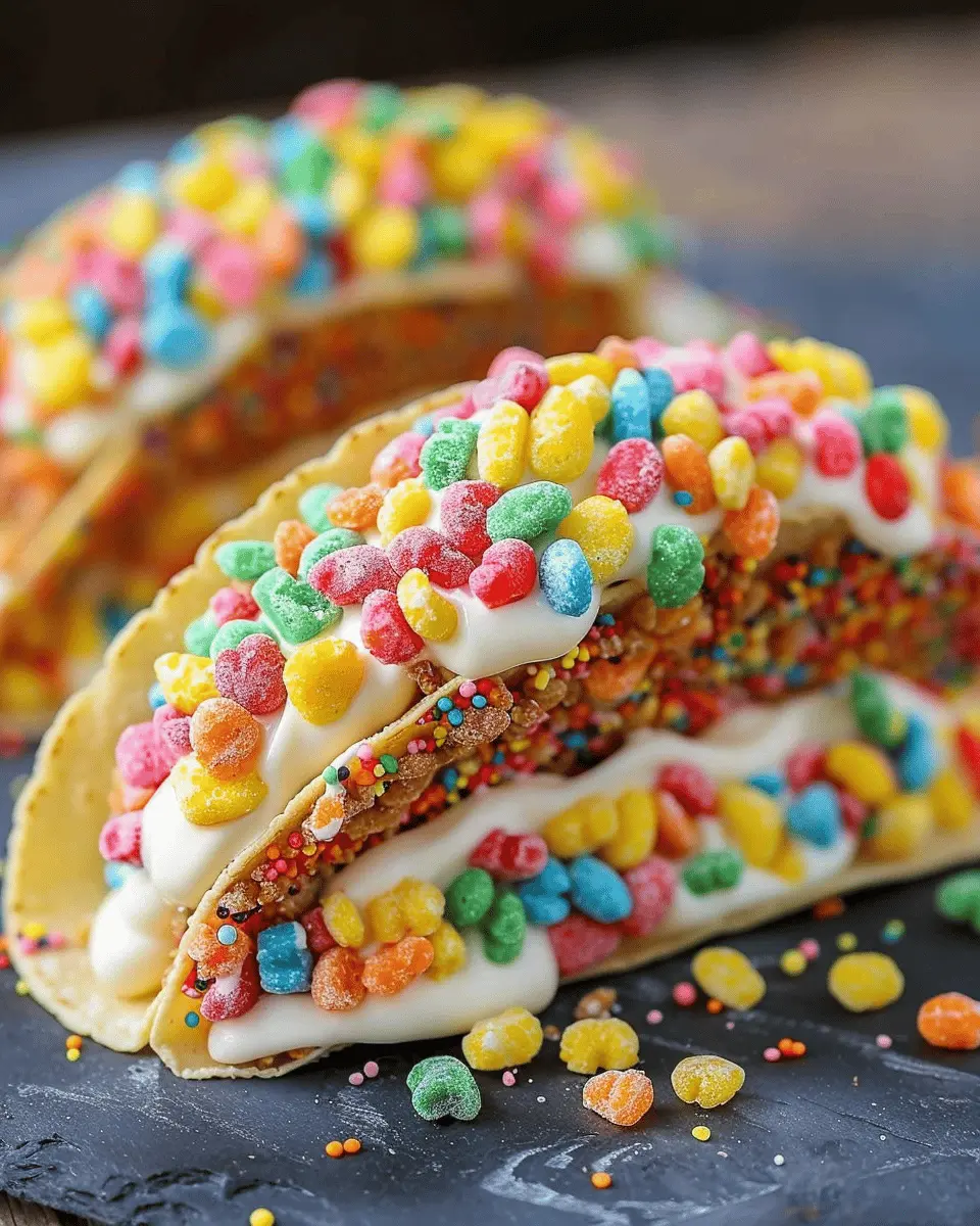 Fruity Pebbles Cheesecake Tacos: The Best Sweet Treat You’ll Love