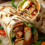 Sweet Chili Halloumi Wraps