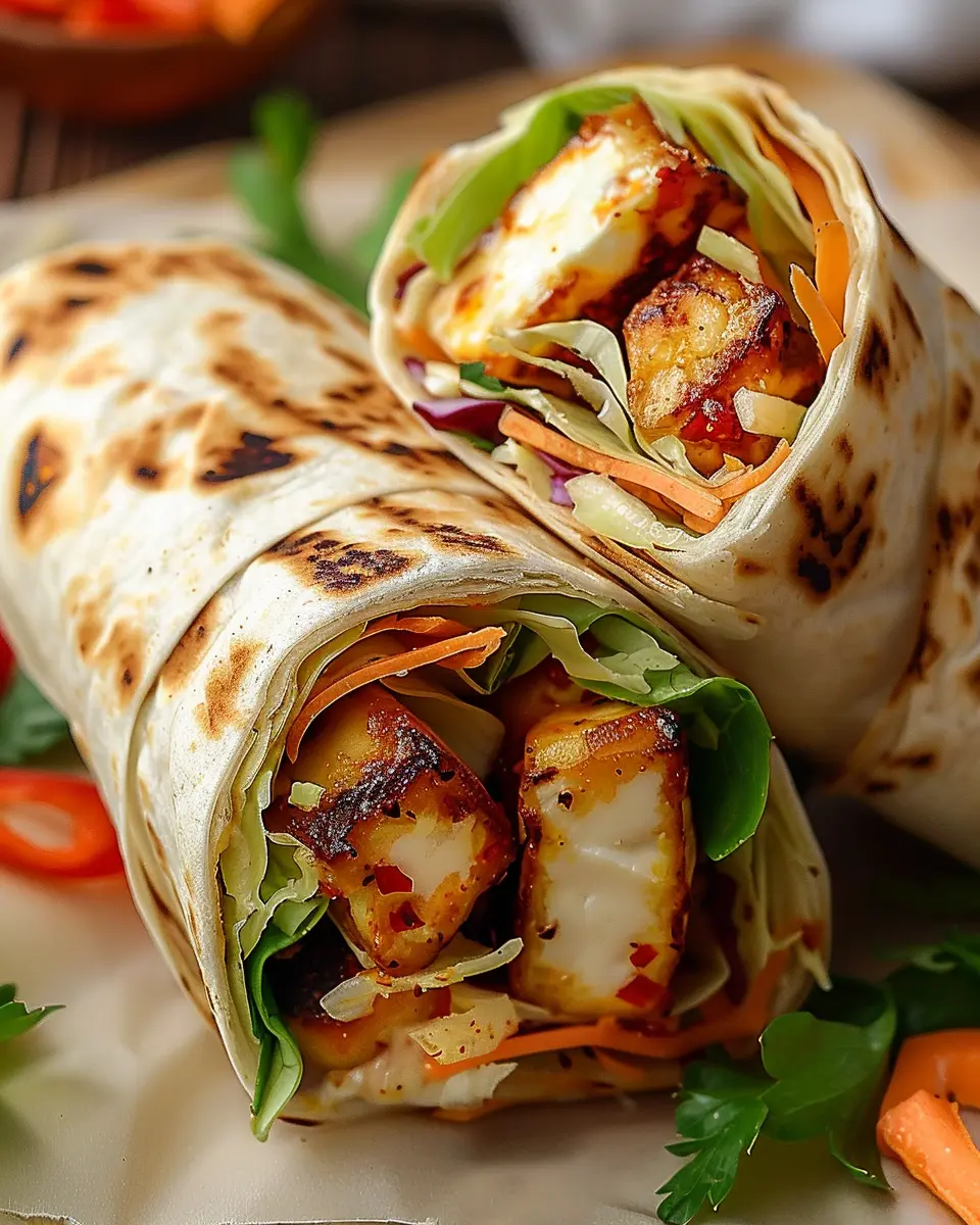 Sweet Chili Halloumi Wraps: Easy and Irresistibly Flavorful