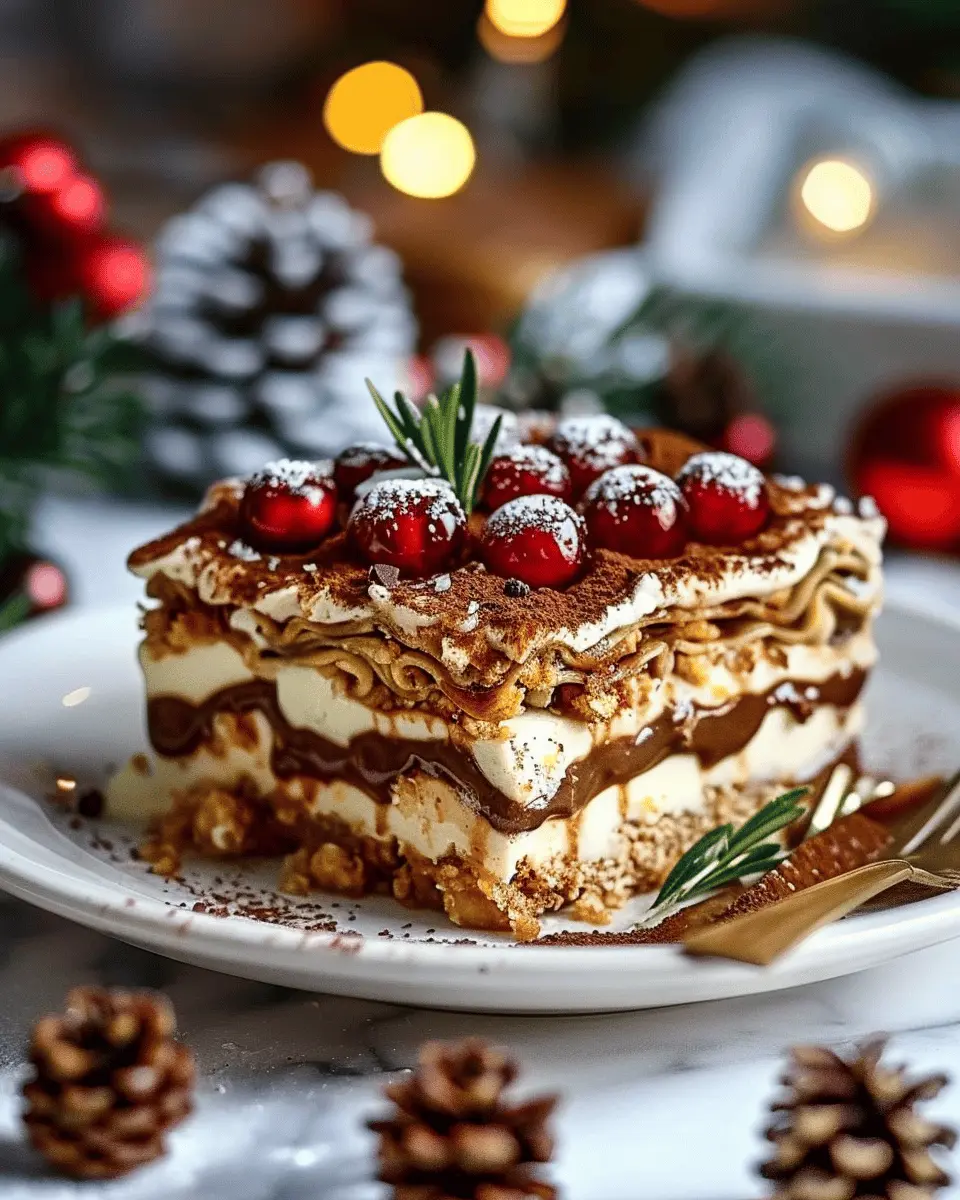 Christmas Dessert Lasagna: Indulge in a Festive Delight