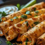 Crispy Chicken Taquitos