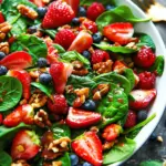 15-Minute Strawberry Spinach Salad