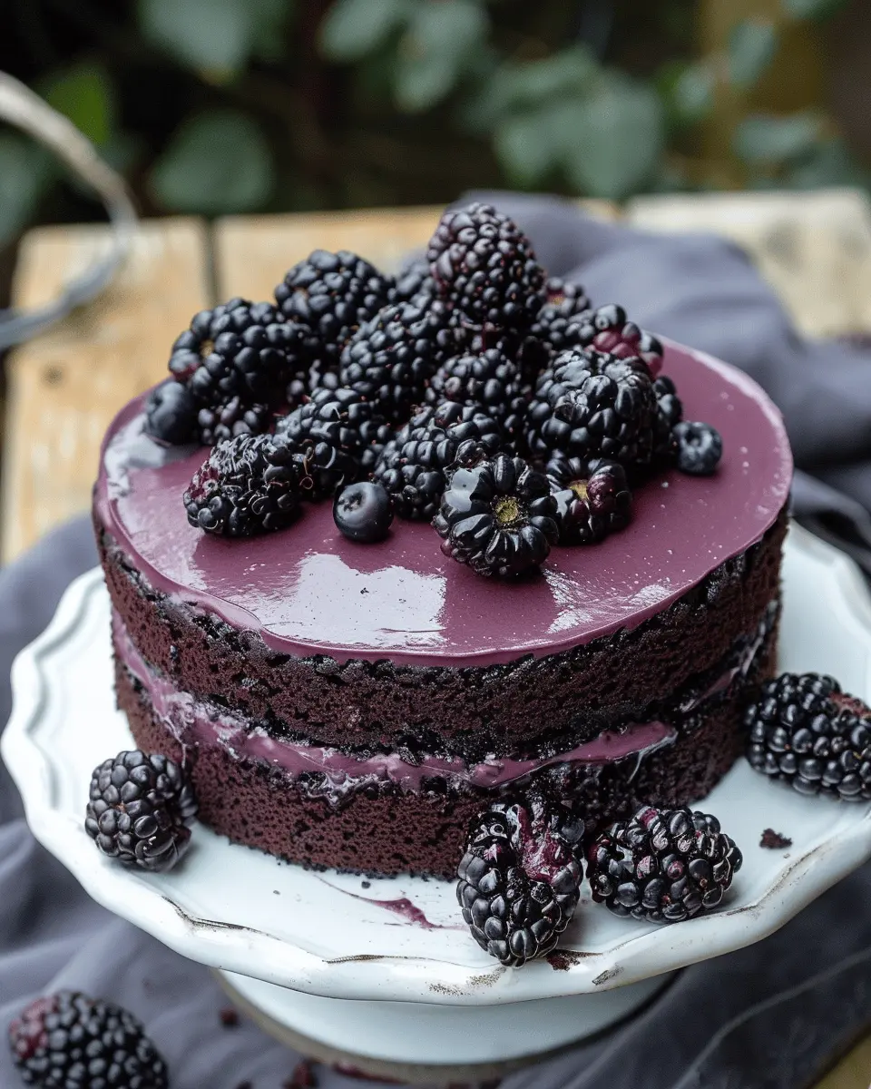 Blackberry Velvet Gothic Cake: A Decadent Delight for Home Bakers
