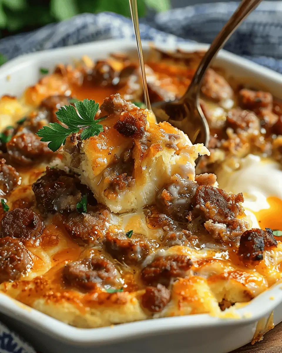 Sweet Maple Sausage Breakfast Casserole Your Family Will Love
