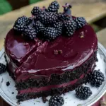 Blackberry Velvet Gothic Cake
