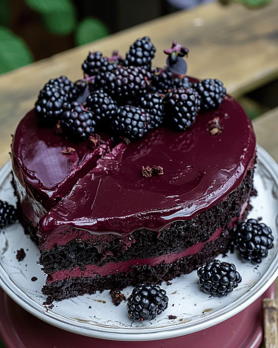 Blackberry Velvet Gothic Cake: Indulgent Delight for Home Bakers