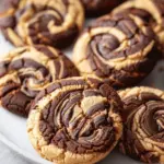 Chocolate Peanut Butter Swirl Cookies