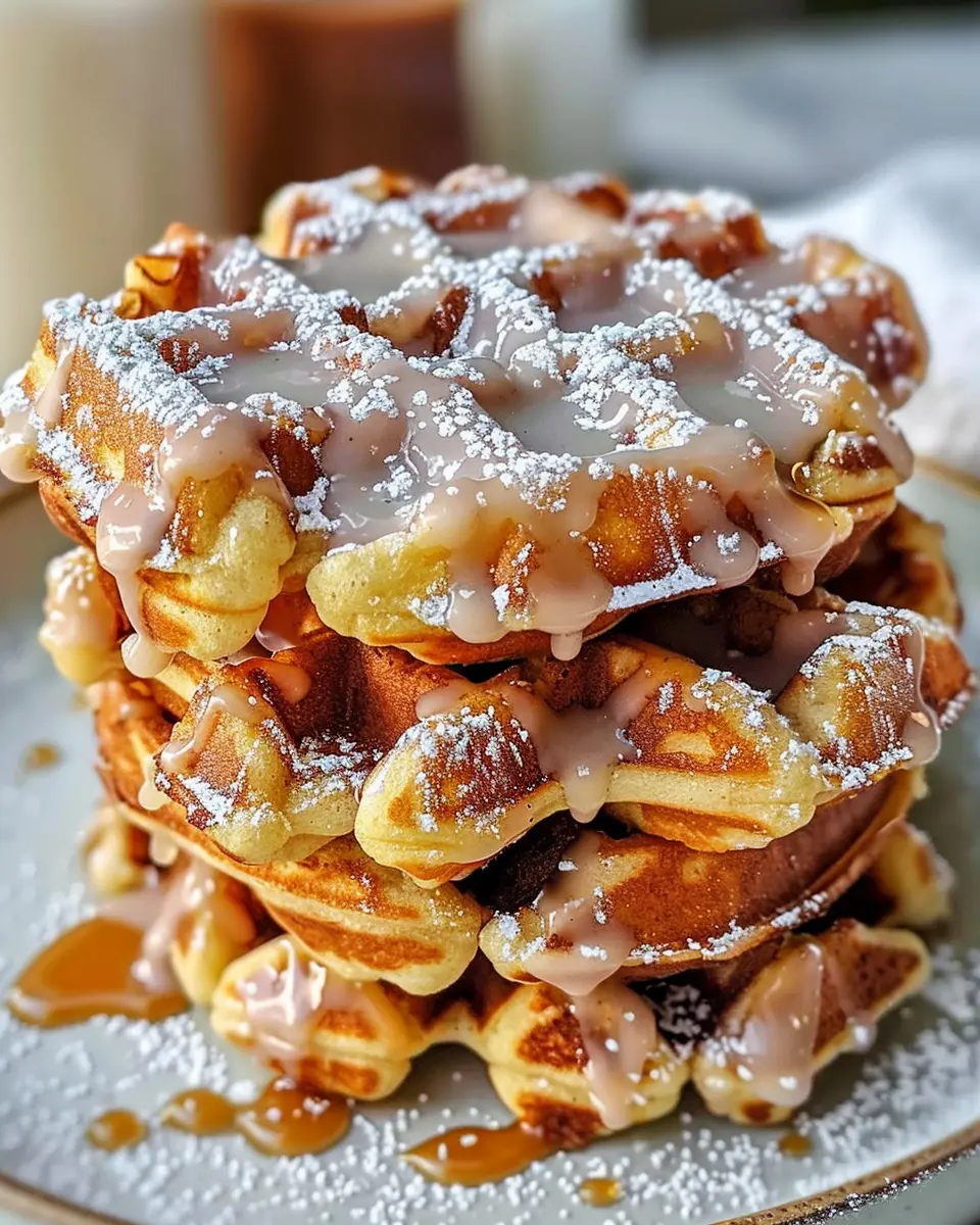 Apple Fritter Waffle Donuts: Indulgent Delight for Sweet Cravings