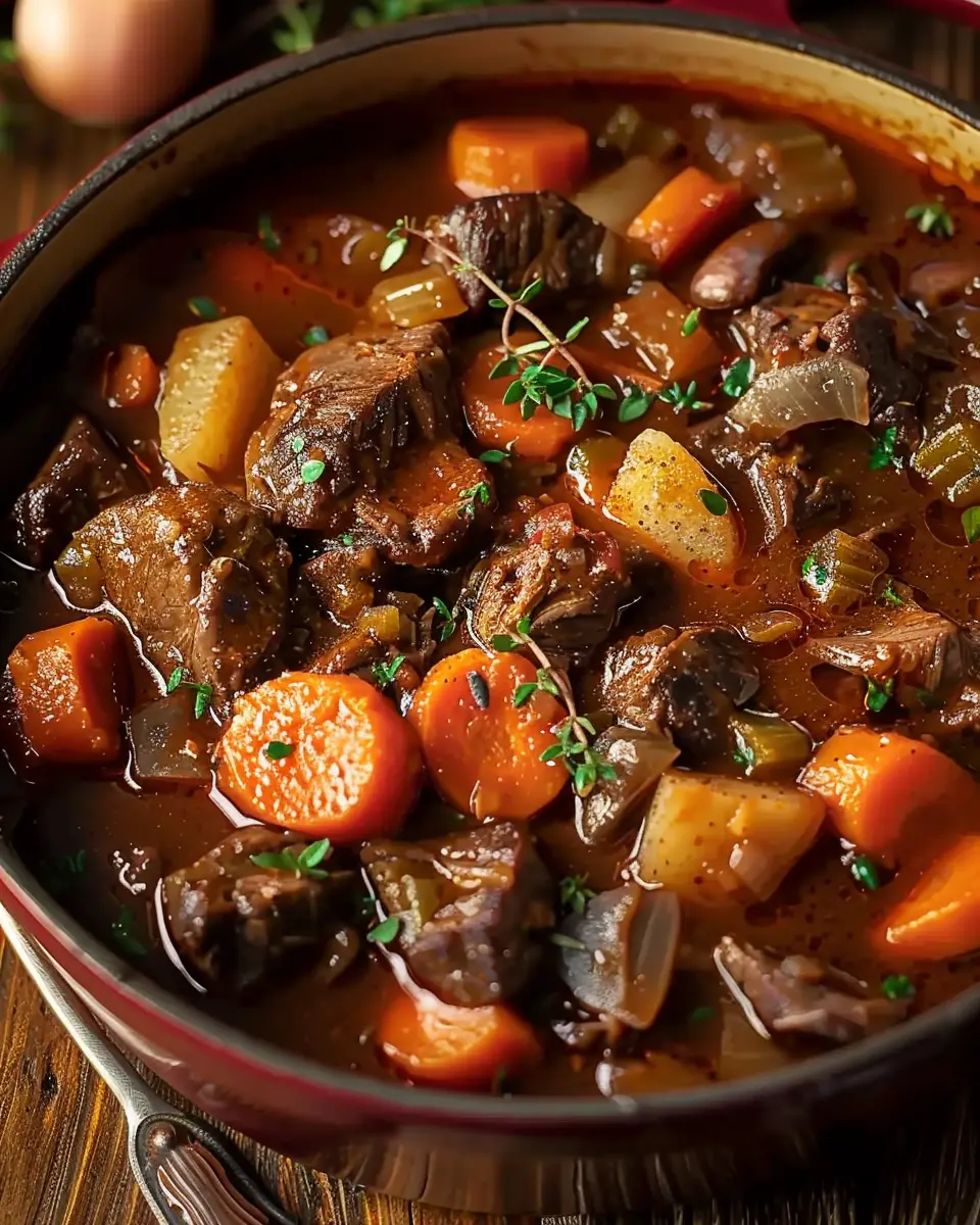 Mouthwatering Old Fashioned Beef Stew: Hearty Comfort Food Delight