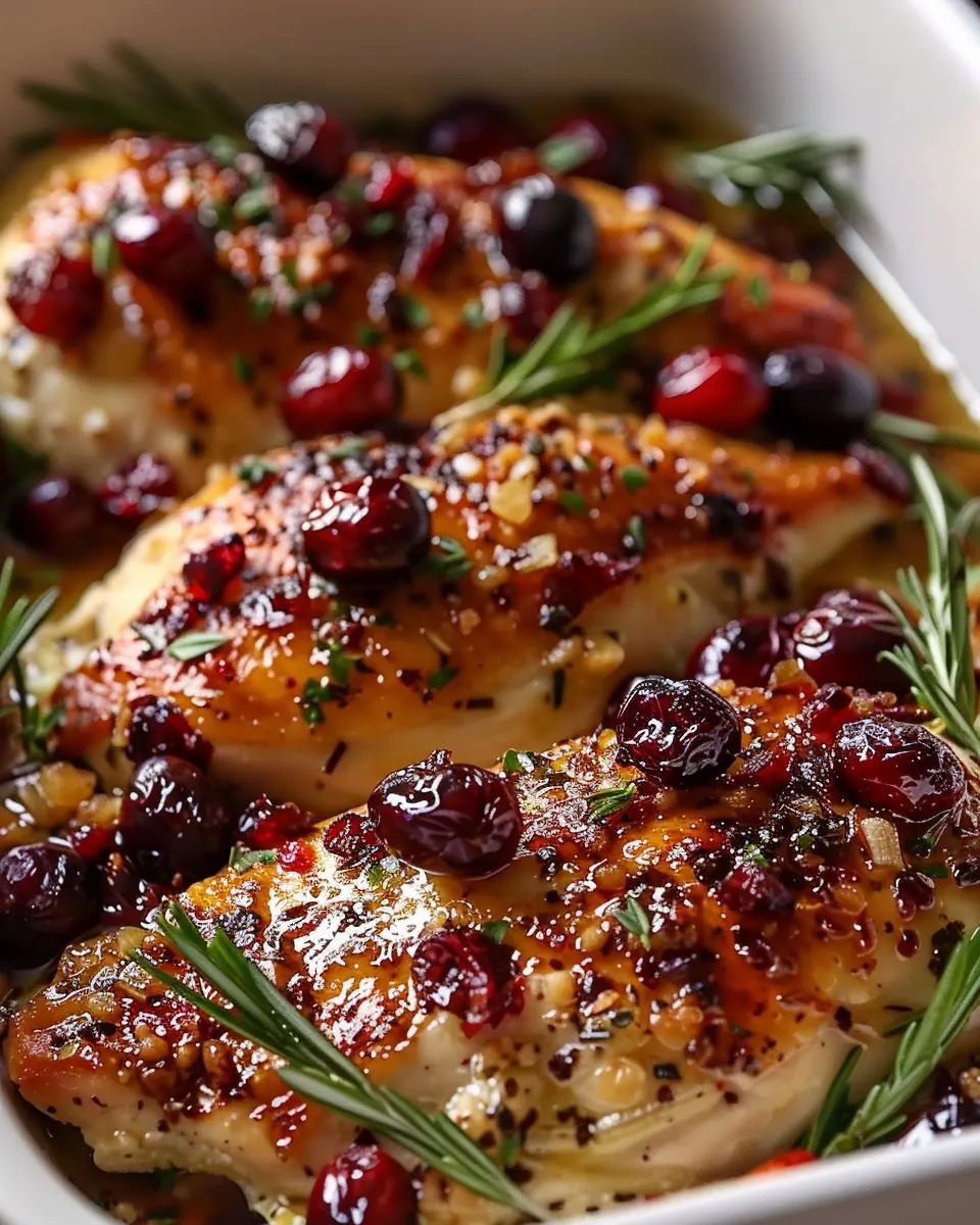 Honey Cranberry Chicken Bake: Easy Family-Friendly Delight