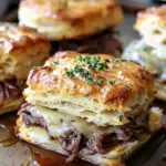 Baked French Dip Biscuits Recipe