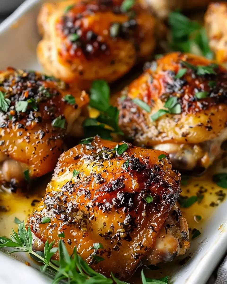 Oven Baked Chicken Thighs: Easy Recipe for Juicy Flavor at Home