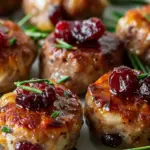 Sheet Pan Smoked Sausage Cranberry Bites