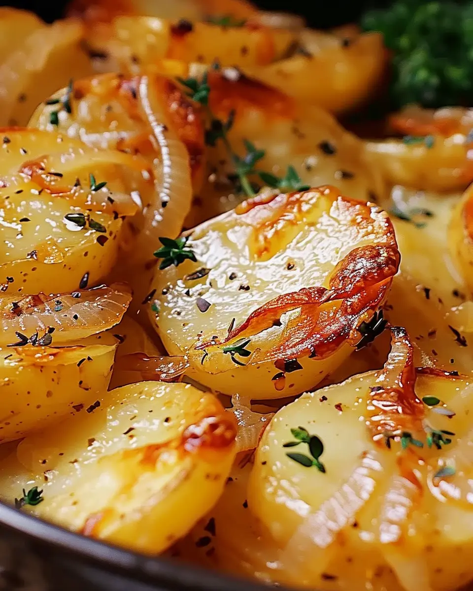 Savory Slow Cooker Lipton Onion Potatoes with Turkey Bacon Delight