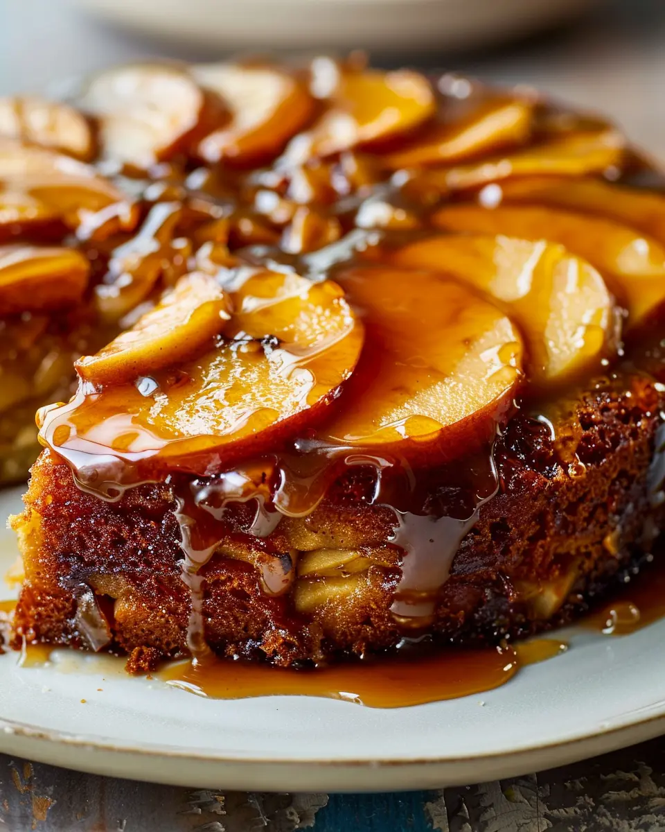 Caramel Apple Upside-Down Cake: The Best Comfort Food Delight