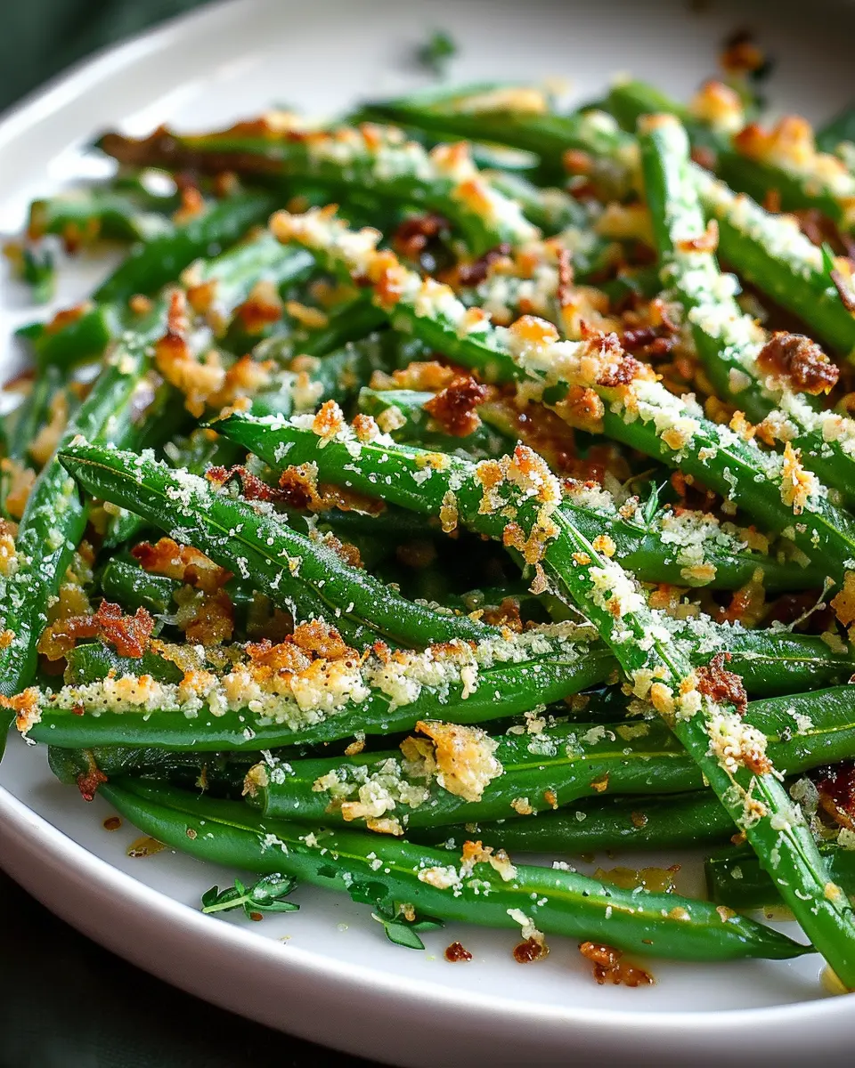 Crispy Garlic Parmesan Roasted Green Beans: The Best Side Dish