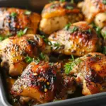 Oven Baked Chicken Thighs