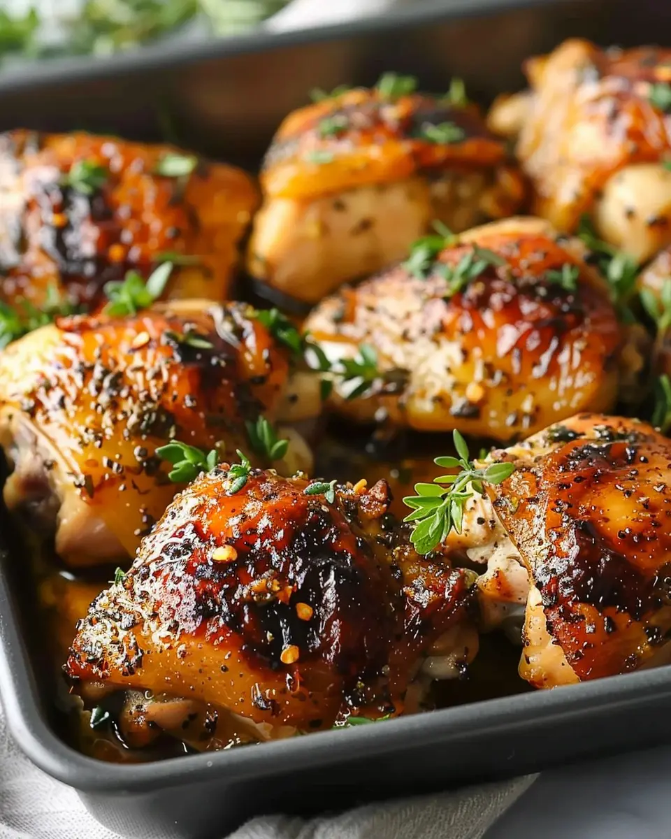 Oven Baked Chicken Thighs: Juicy Recipe for Easy Weeknight Dinner