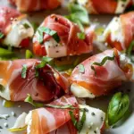 Prosciutto Wrapped Mozzarella Bites