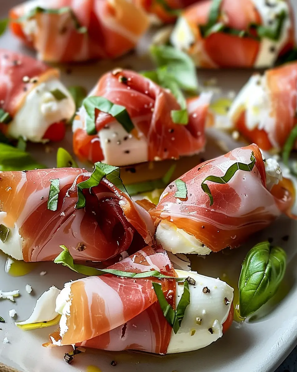 Prosciutto Wrapped Mozzarella Bites: Easy Appetizer with a Twist