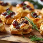 Baked Cranberry Brie Bites