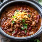 The Best Beef And Bean Chili Slow Cooker Recipe