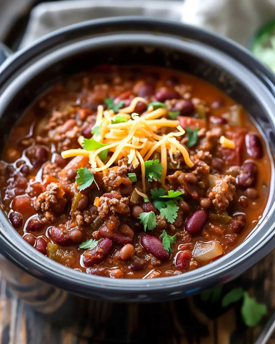 The Best Beef and Bean Chili: Easy Slow Cooker Delight