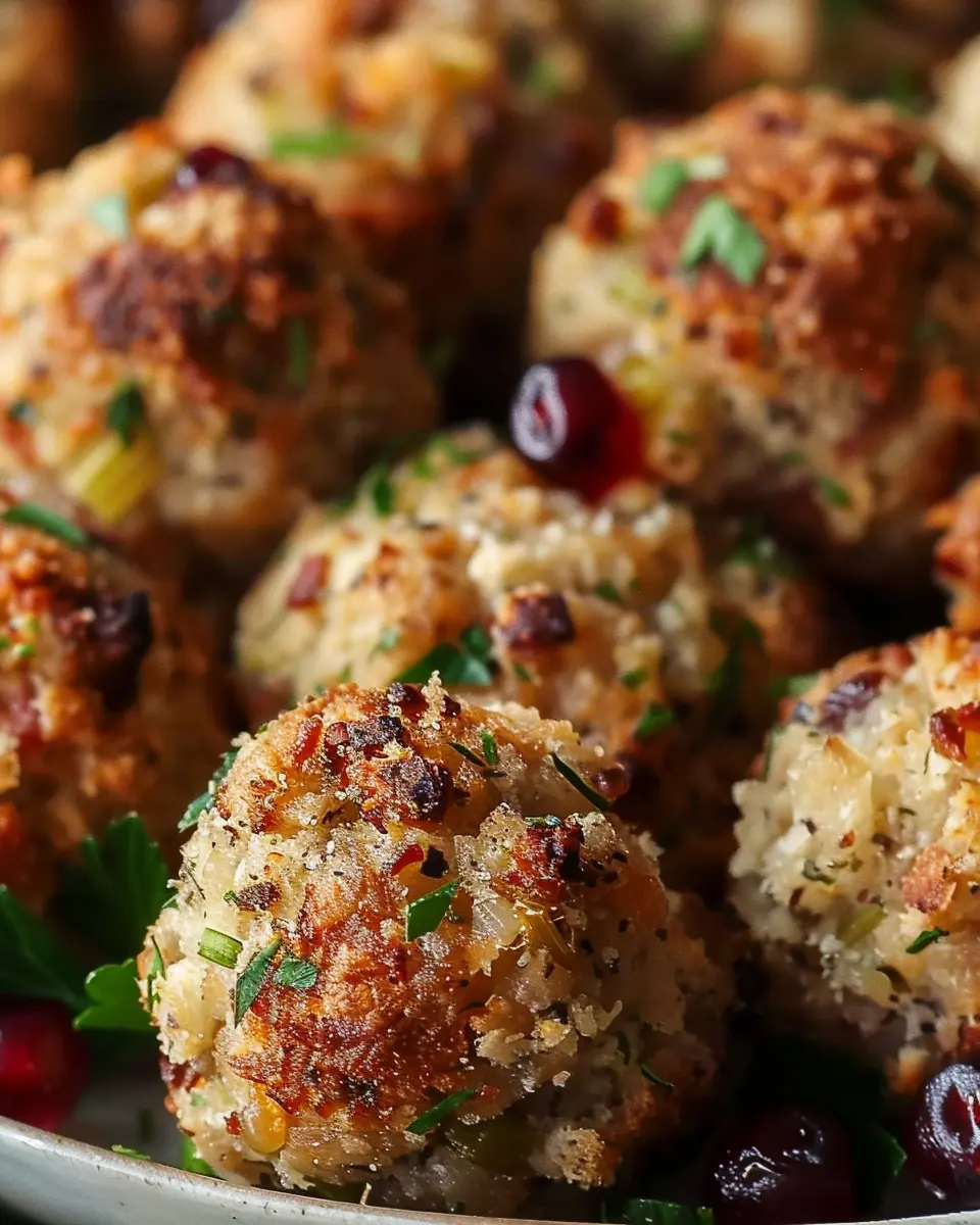 Thanksgiving Stuffing Balls: The Best Turkey Bacon Delight