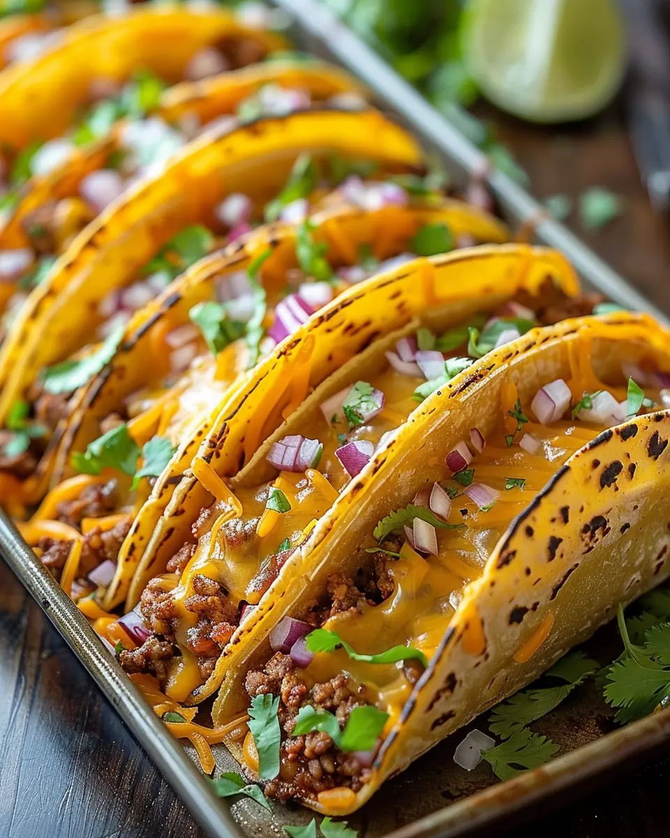 Oven-Baked Cheesy Tacos: Easy, Delicious Comfort Food at Home