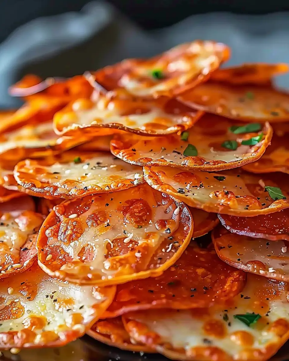 Pepperoni Cheese Crisps: Easy Snacks for a Flavorful Indulgence
