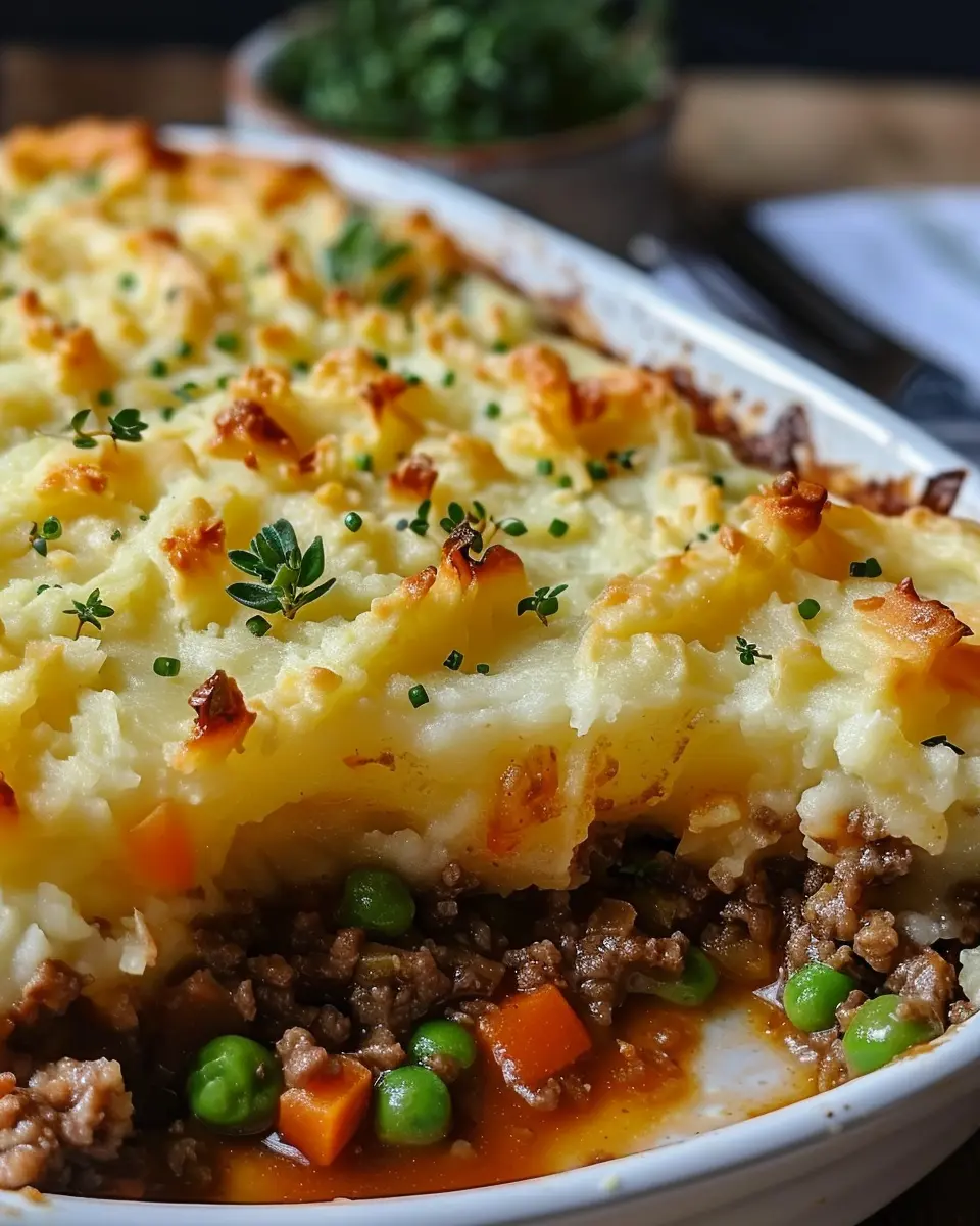 Easy Shepherd’s Pie Casserole with Turkey Bacon and Chicken Ham