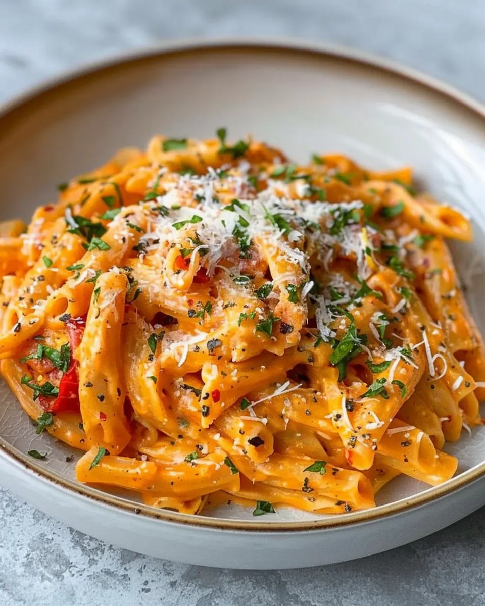 Creamy Tomato Garlic Pasta: The Best Comfort Food Recipe with Turkey Bacon