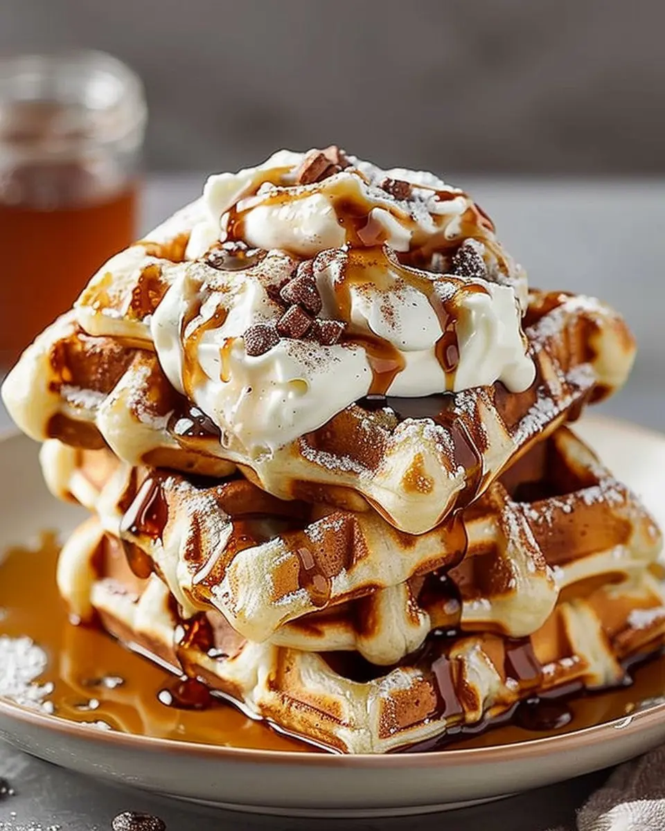 Cinnamon Roll Waffles Cream Cheese: The Best Sweet Indulgence