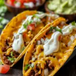 Easy Loaded Cheesy Pocket Tacos