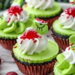 Grinch Mini Cheesecakes